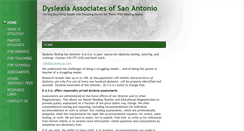 Desktop Screenshot of dyslexia-sa.com